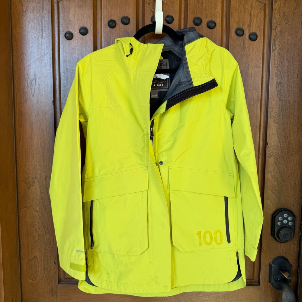 Eddie Bauer (XS, Women’s) Yellow 100 Year Anniversary Jacket